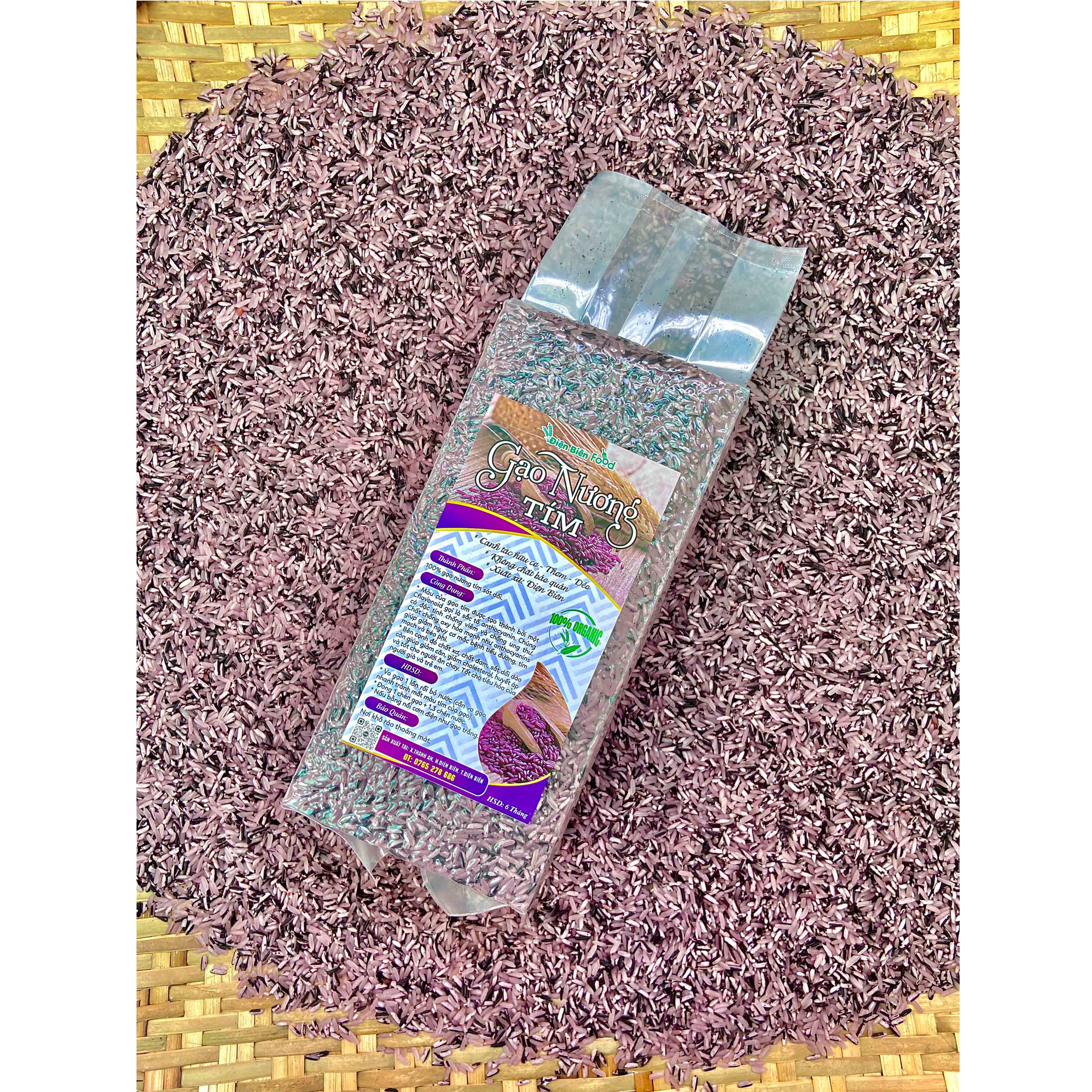 gạo nương tím điện biên 1kg