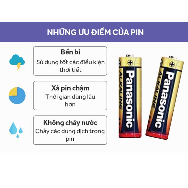Pin đũa loại vĩ 2 viên AAA Panasonic alkaline LR03T/2B