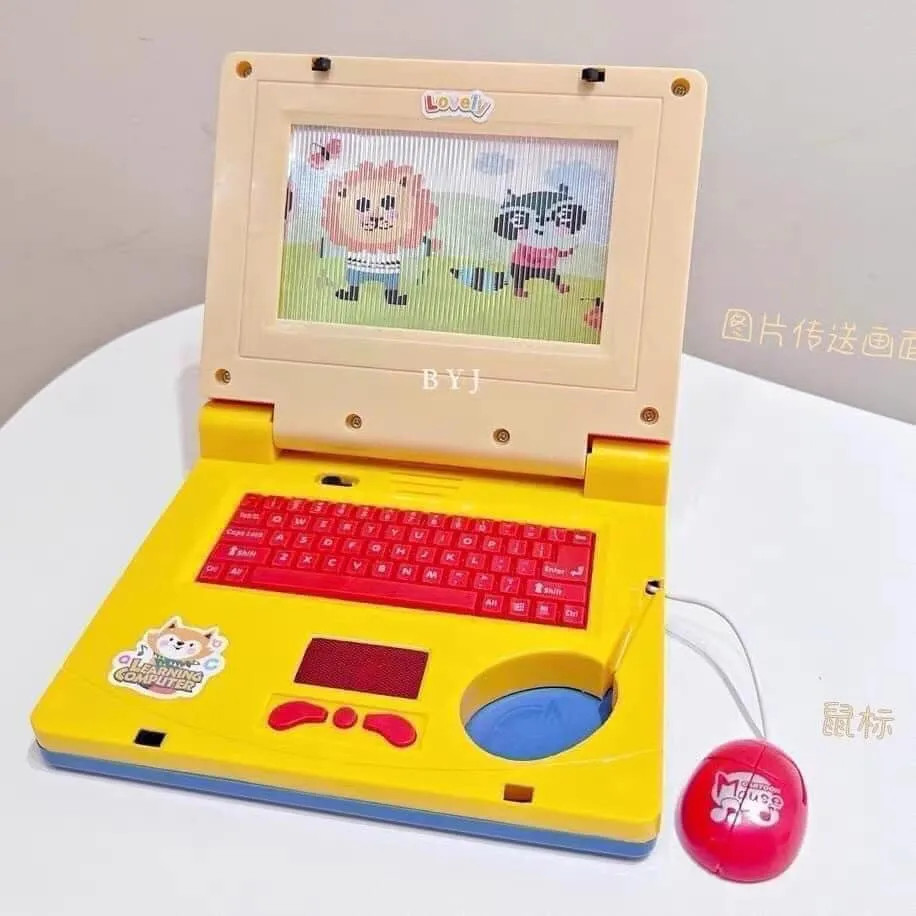 Đồ chơi Laptop mini có nhạc, đèn và chuột cho bé