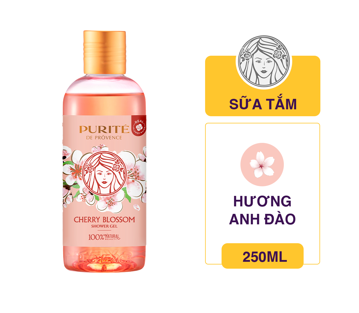 Sữa Tắm Purité Hoa Anh Đào 250ml - V20