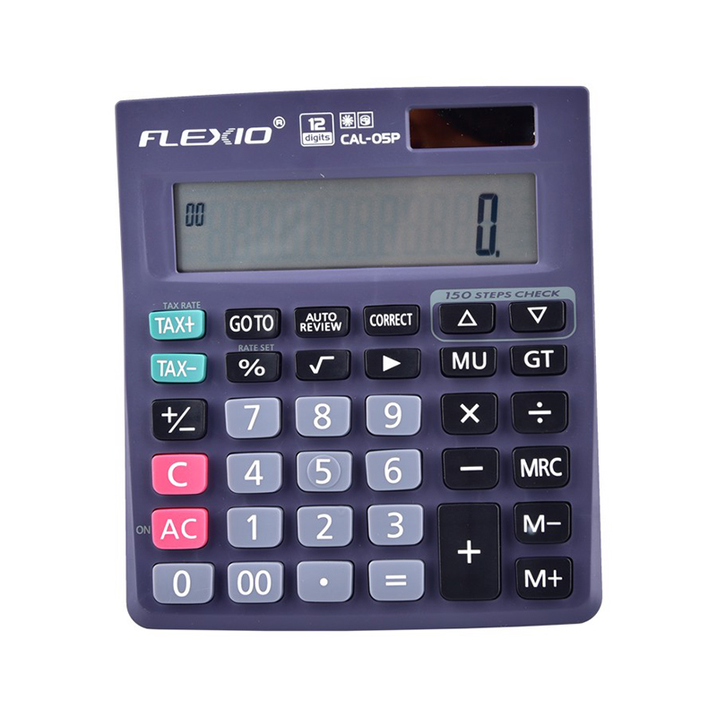 Máy tính 12 số Flexoffice FLEXIO CAL-05P (Thiên Long)