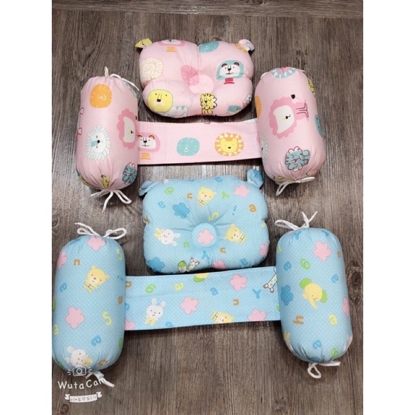 bộ chẹn bông chèn đa năng kèm gối cotton cho bé