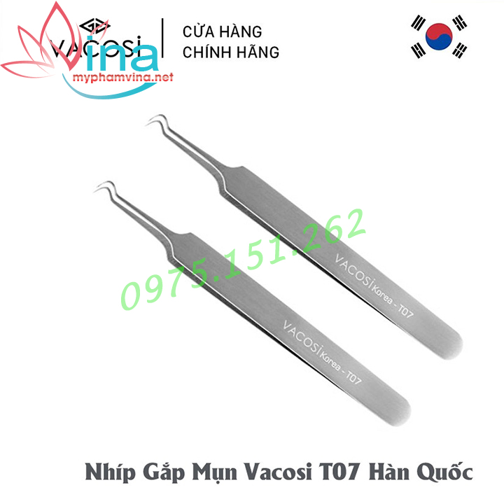 Vacosi Nhíp Gắp Mụn Blackhead Tweezers T07