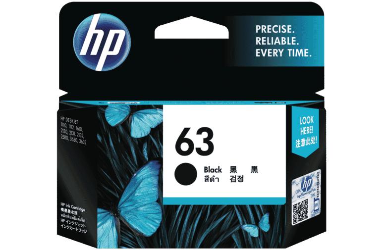 Mực in phun HP 63 Black Original Ink Cartridge (F6U62AA)