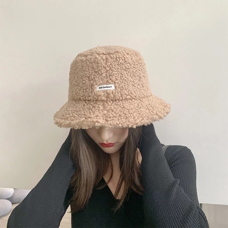 Mũ bucket lông cừu hot hit