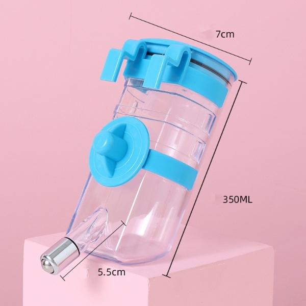 Bình nước gắn chuồng dành cho chó mèo 350ML