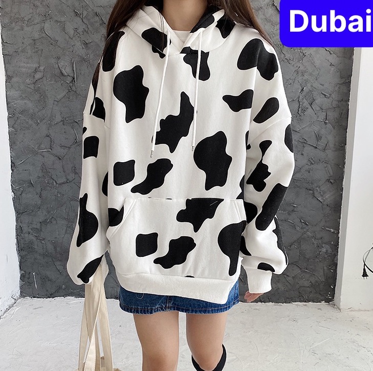ÁO KHOÁC HOODIE NAM NỮ CHẤT NỈ UNISEX BÒ SỮA NỈ DÀY PHOM FROM RỘNG NHẬT BẢN SÀNH ĐIỆU CHỐNG LẠNH NẮNG, NÓNG ĐÔNG HÈ HOT TREND - DUBAI FASHION