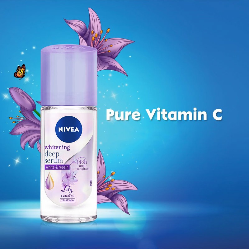 Lăn khử mùi serum trắng mịn Nivea[COCOLUX]