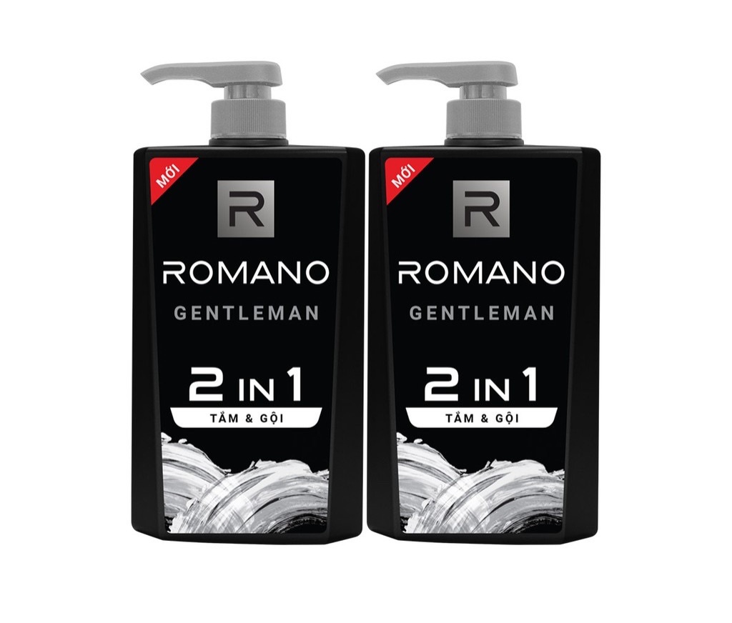 Tắm gội 2 trong 1 Romano Gentleman 650gr