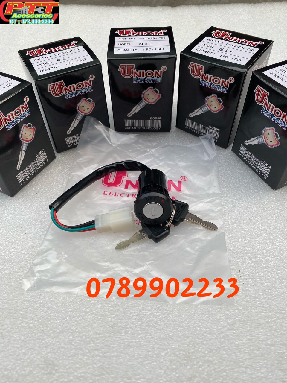 BỘ Ổ KHOÁ XE CUB 81, 82 UNION