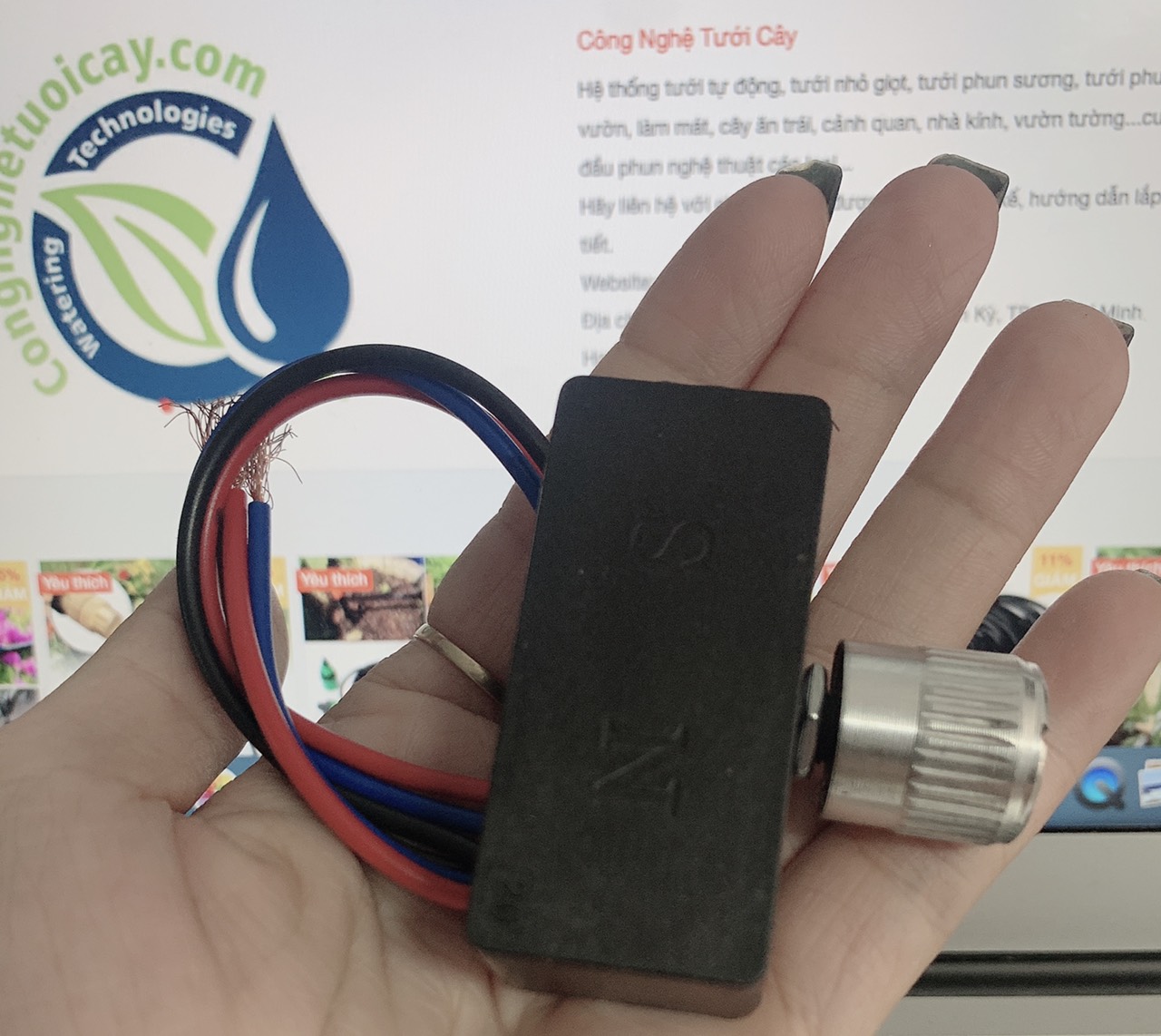 Bộ điều chỉnh tốc độ máy bơm mini - Chiết áp điều tốc 12v