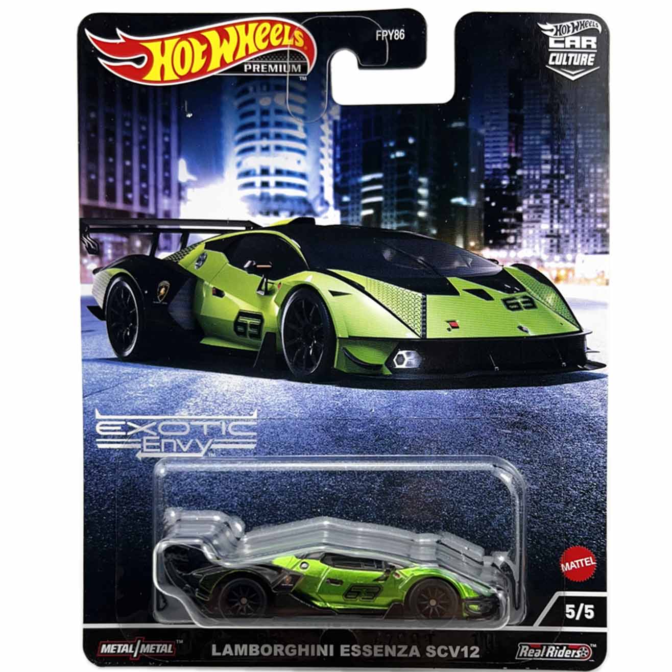 Xe mô hình Hot Wheels Premium Lamborghini Essenza SCV12