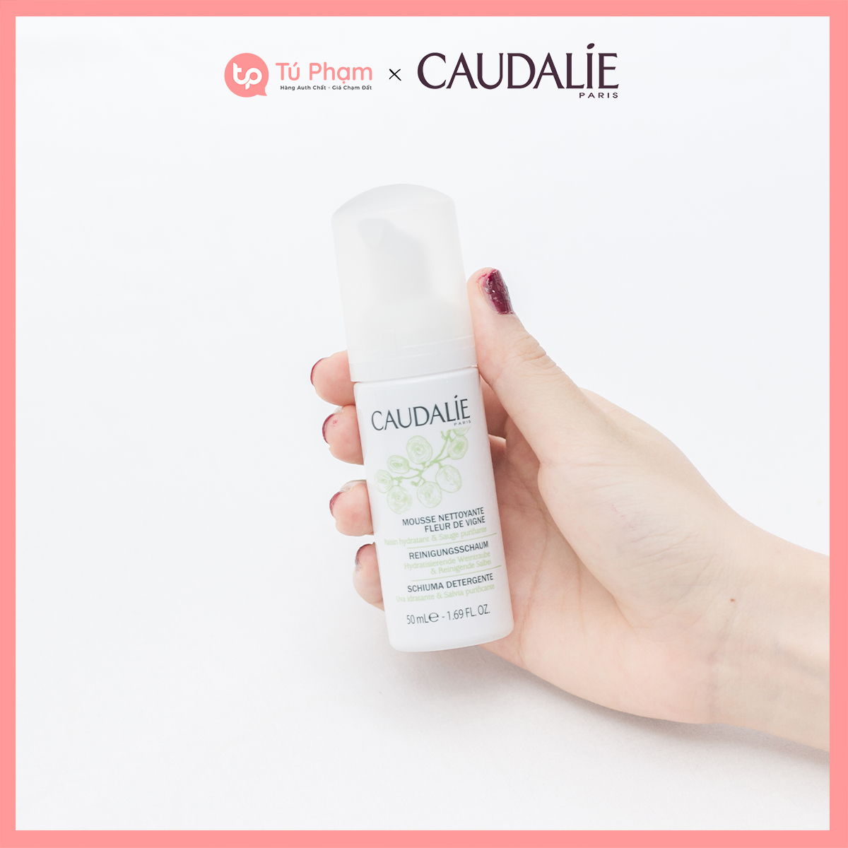 Sữa Rửa Mặt Caudalie Instant Foaming Cleanser