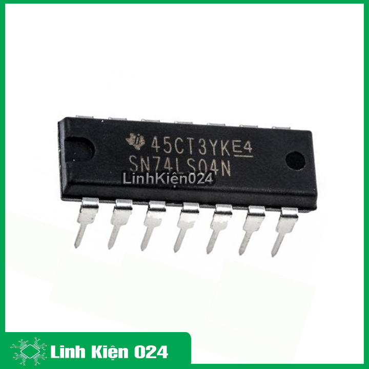 Combo 2 IC 74LS04 Hex Inverter DIP14