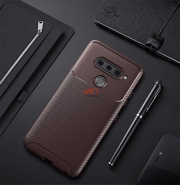 Ốp lưng dẻo vân carbon LG G8 ThinQ 3 camera