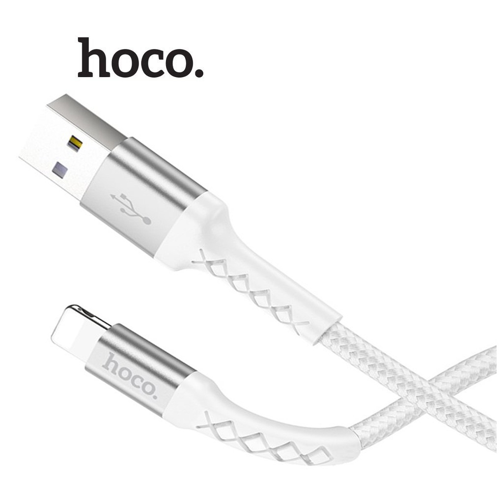 Dây sạc Hoco DU25 sạc nhanh 3A dành cho iphone 1m dây dù siêu bền
