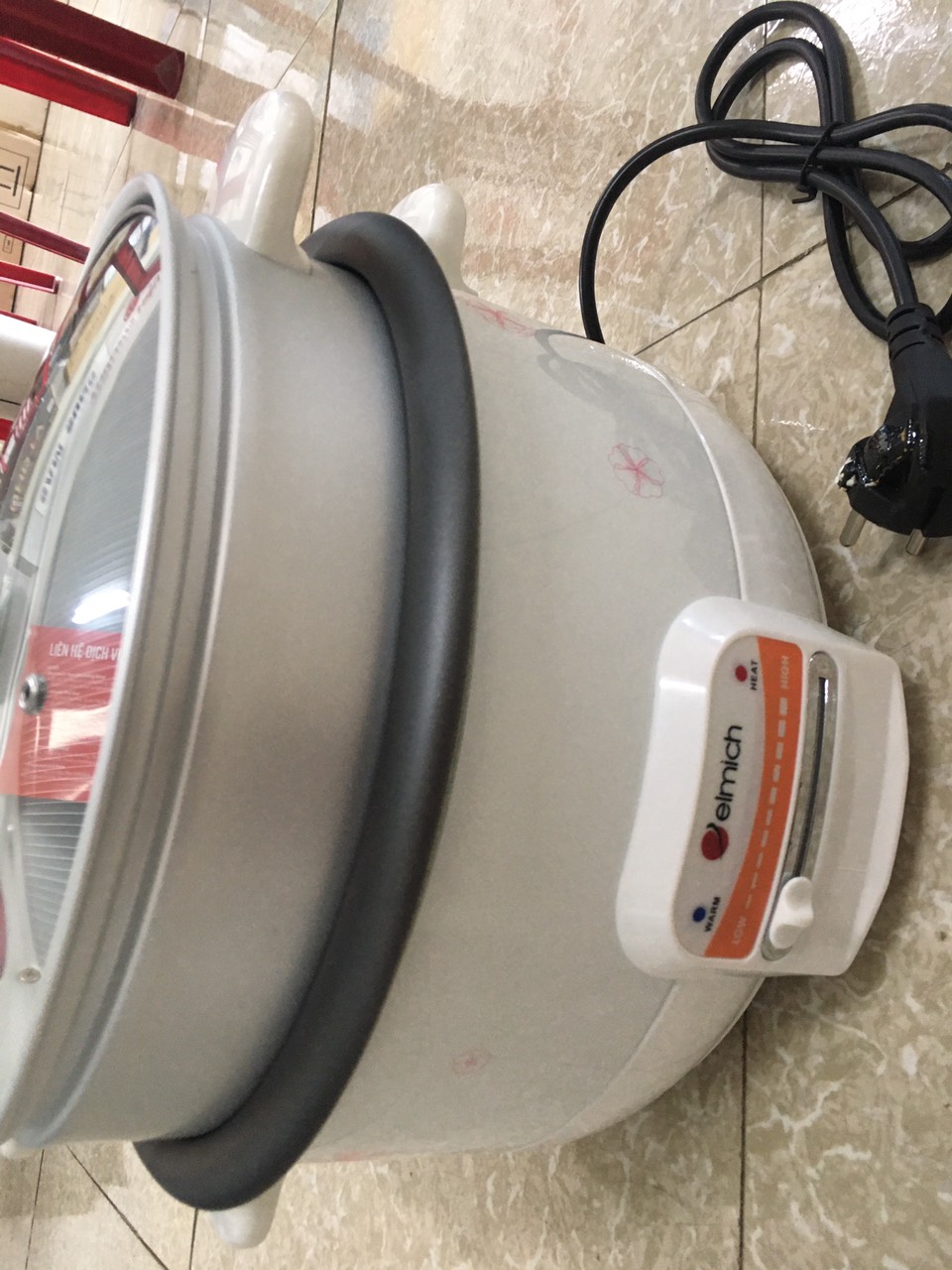 NỒI LẪU ĐIỆN  ELMICH ;  moden ; EL - 3566 ( CÓ GIÁ HẤP )