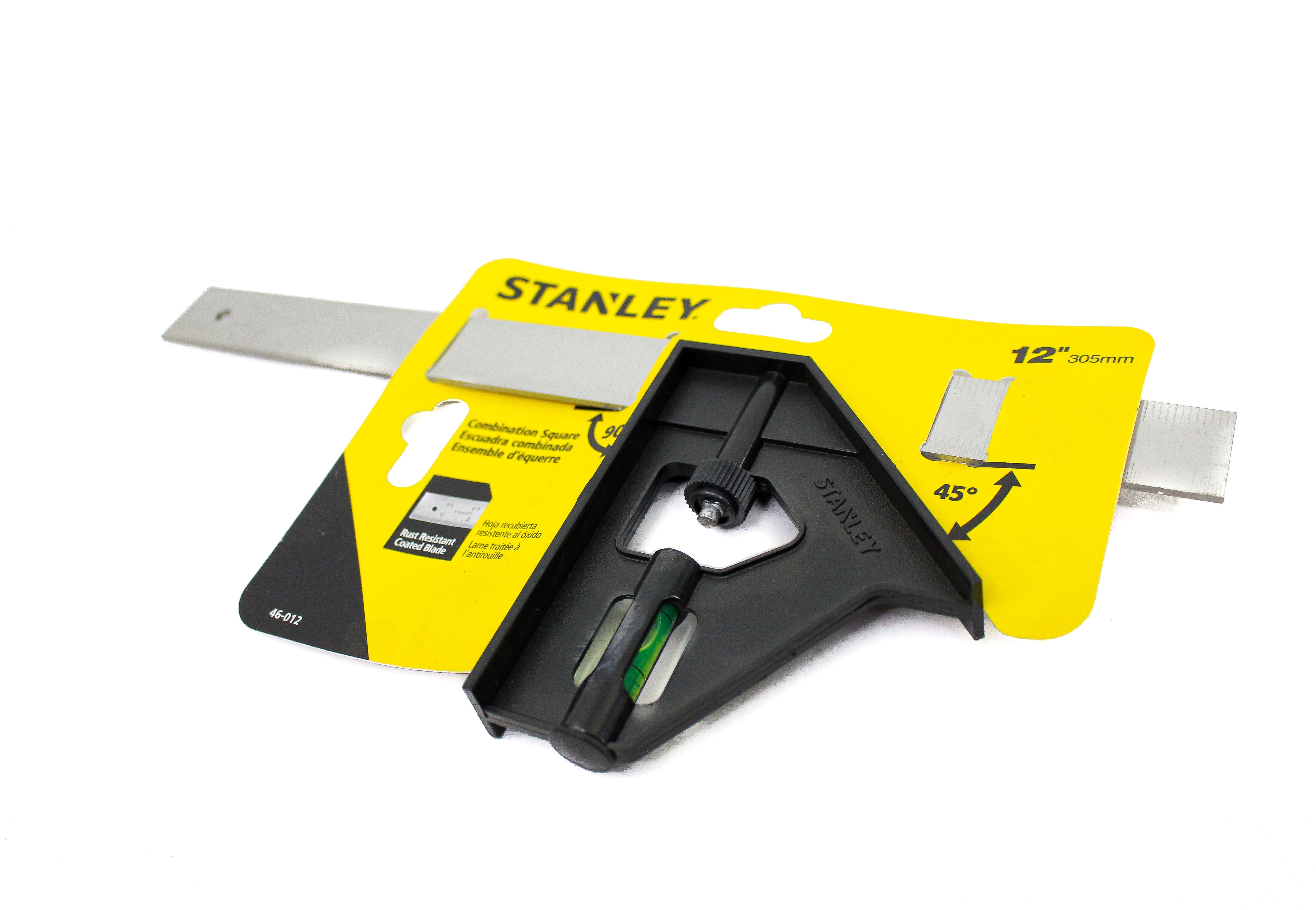 Thước eke thủy 12" cán nhựa Stanley 46-012