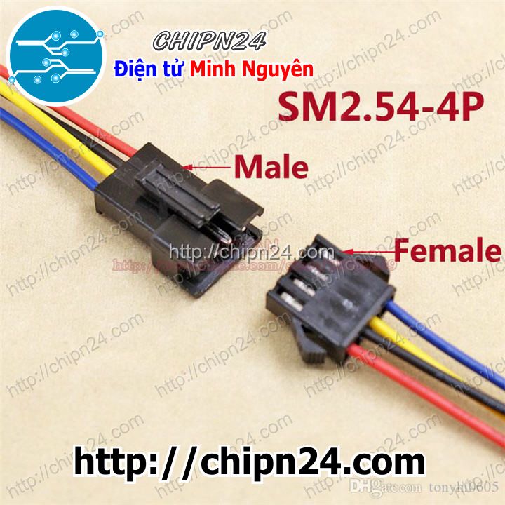 Dây khớp nối sm 2.54mm 4p 20cm