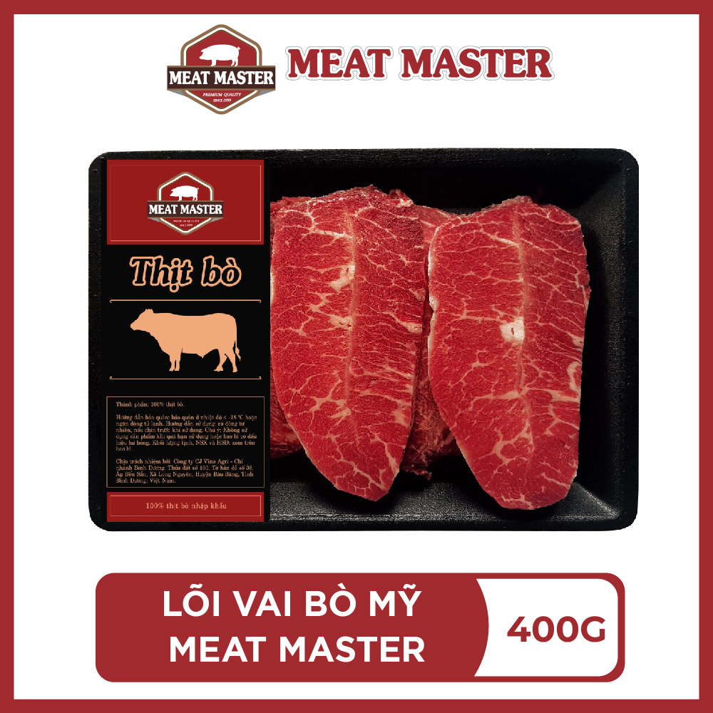 Lõi vai bò Mỹ Meat Master ( 400 G ) - Thịt Bò -