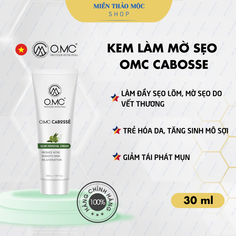 Omc-kem làm đầy sẹo lõm omc cabosse