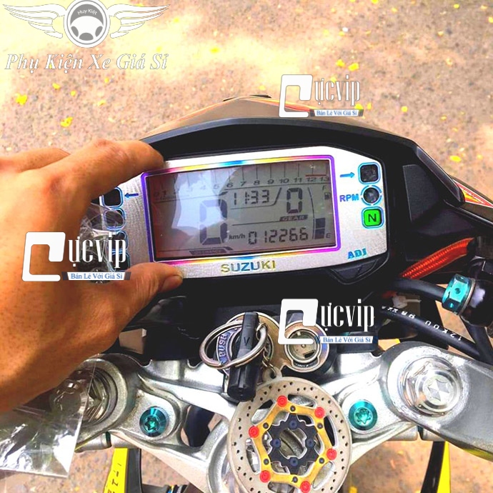Ốp Viền Đồng Hồ Raider, Satria Fi Titan MS2961
