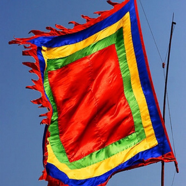 Bộ 5 Cờ Ngũ Sắc - Cờ Thần 1M