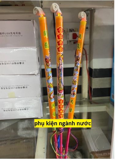 Nhang điện có tàng nhang đèn.