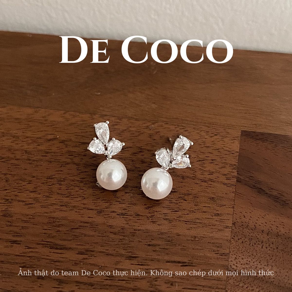 Khuyên tai bông tai nữ Anna De Coco