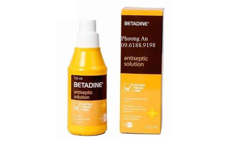 BETADINE SÁT KHUẨN 125ml