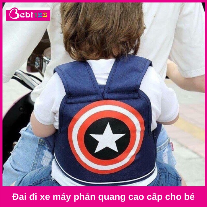 Đai Đi Xe Máy Phản Quang An Toàn Cho Bé