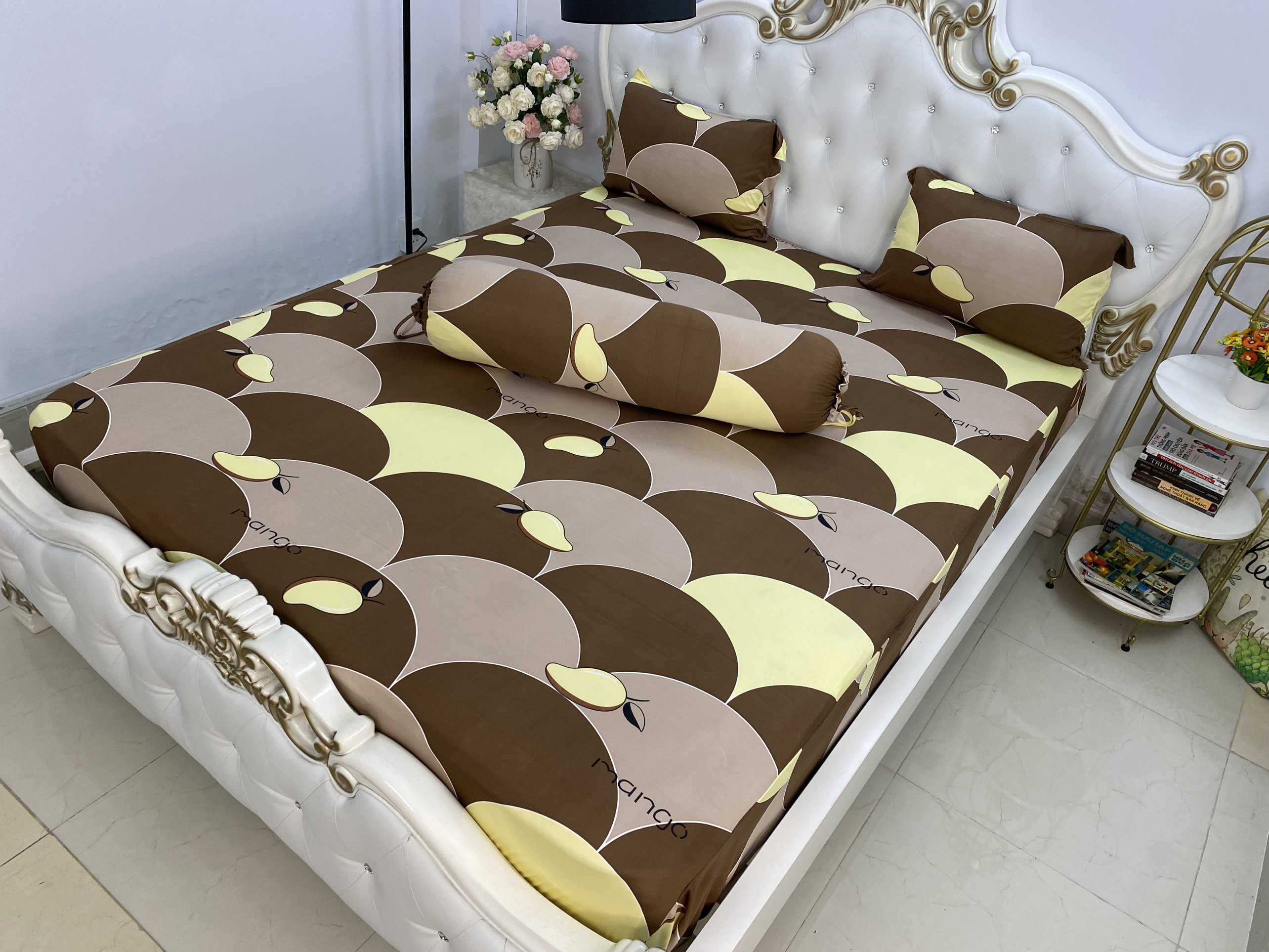 [HCM]Bộ Drap gối Thun Hàn Quốc mát lạnh { 4 món } đủ size