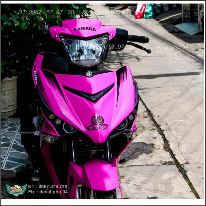 Tem rời Exciter 150 Hồng đen (B)