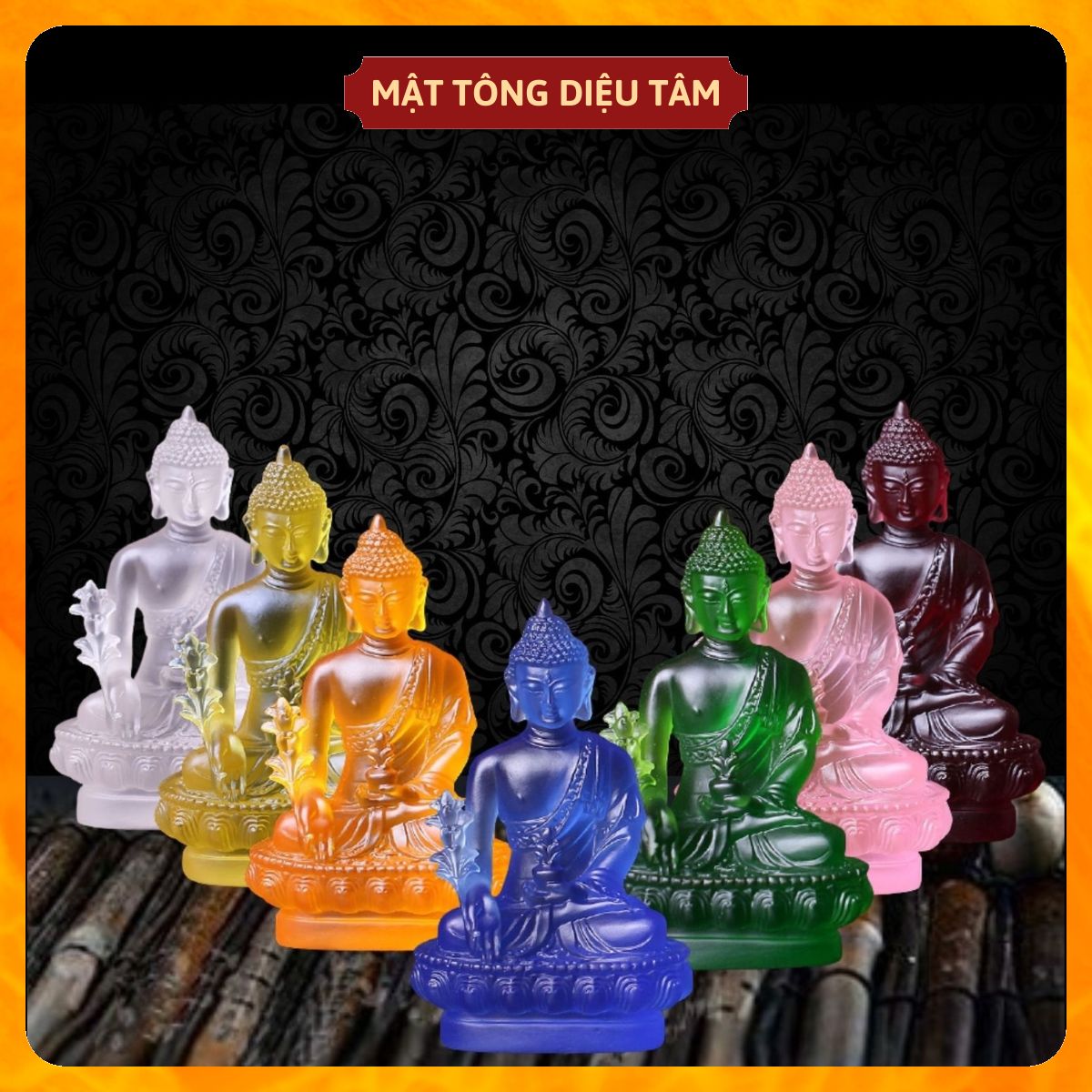 Medicine Buddha statue green high 12cm