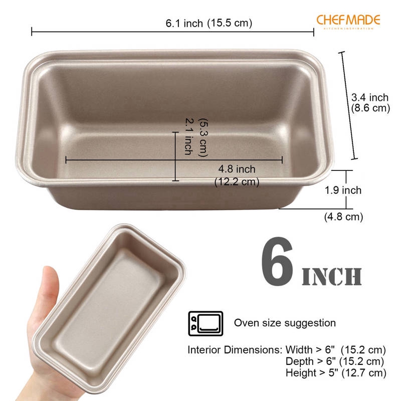 Khuôn Loaf Chống Dính Unibaker 3 size