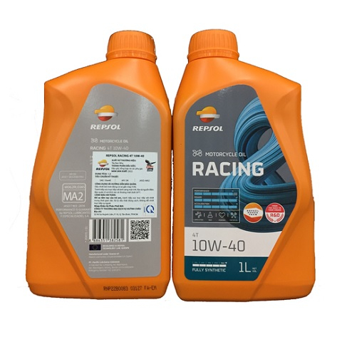 [HCM]Combo 2 chai nhớt Repsol Racing 10W40 1L tổng hợp - Nhập 100% Tây Ban Nha bảo vệ động cơ một cách vượt trội