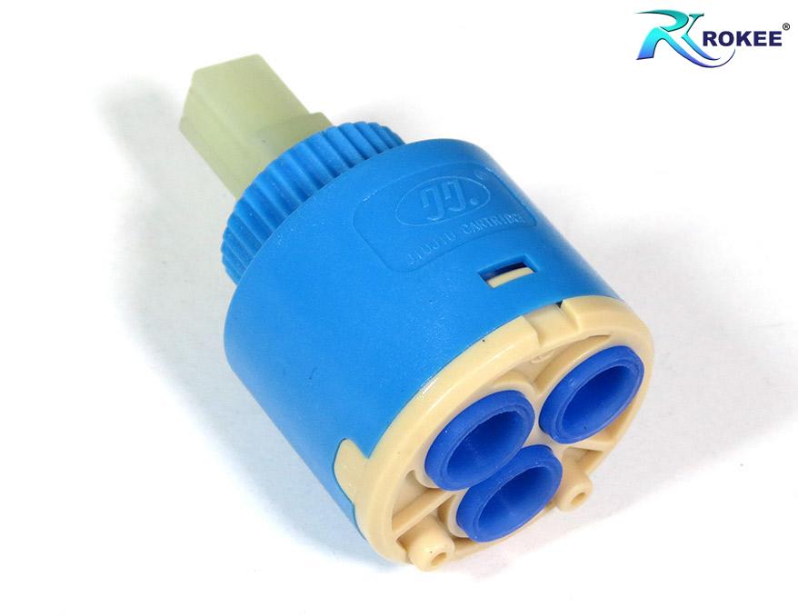 Van vòi nước nóng lạnh Ceramic 40mm DL-CR40 (Xanh)