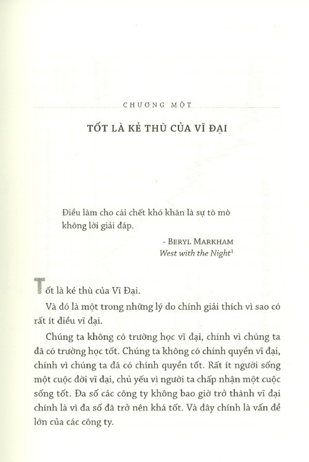 Từ Tốt Đến Vĩ Đại