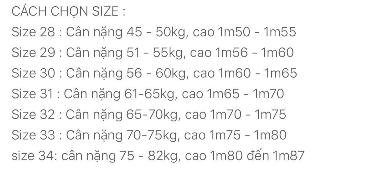 Quần tây nam 2 khuy phong cách hàn quốc