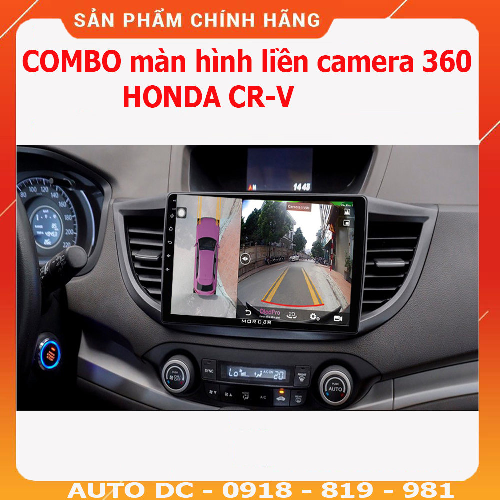 COMBO Màn hình Android kèm camera 360 OLED C8S cho xe HONDA CRV, Ram 3gb Rom 32gb Chip 8 nhân, mắt camera sony ahd 225 , màn hình quay toàn cảnh 360,camera 360 độ oto, đại lý đồ chơi xe hơi