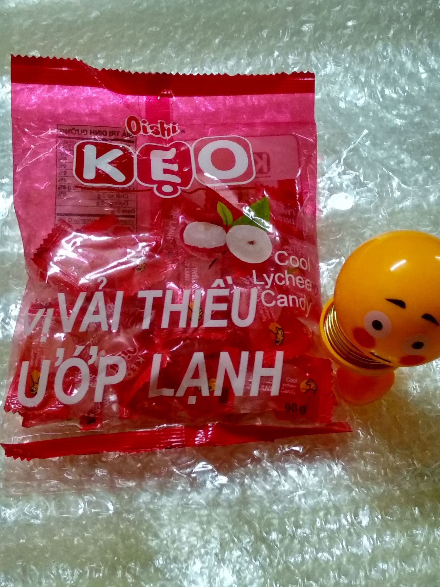 Kẹo Oishi vải thiều ướp lạnh (90g)