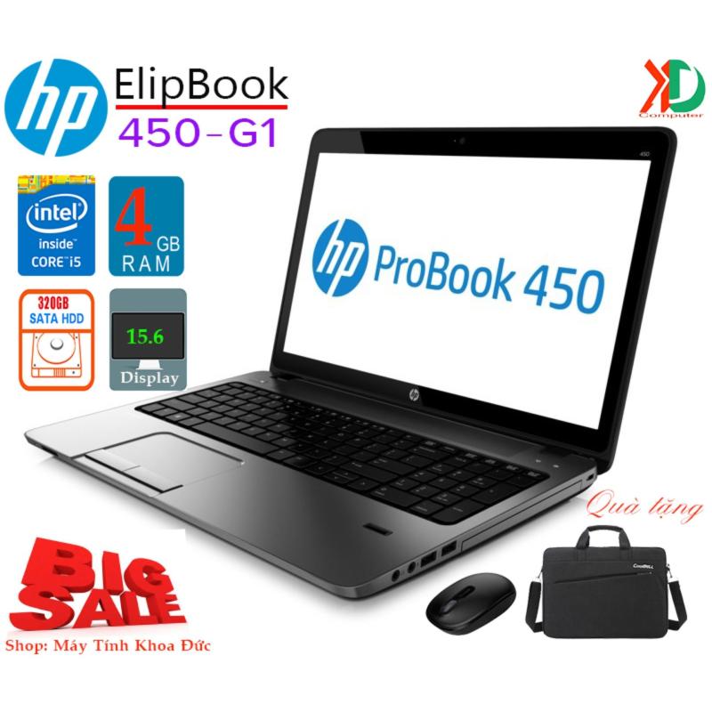 Laptop HP Elipbook 450G1, Core i5-4200M, 4gb Ram, 128gb SSD, 15.6inch HD, tặng túi, chuột không dây