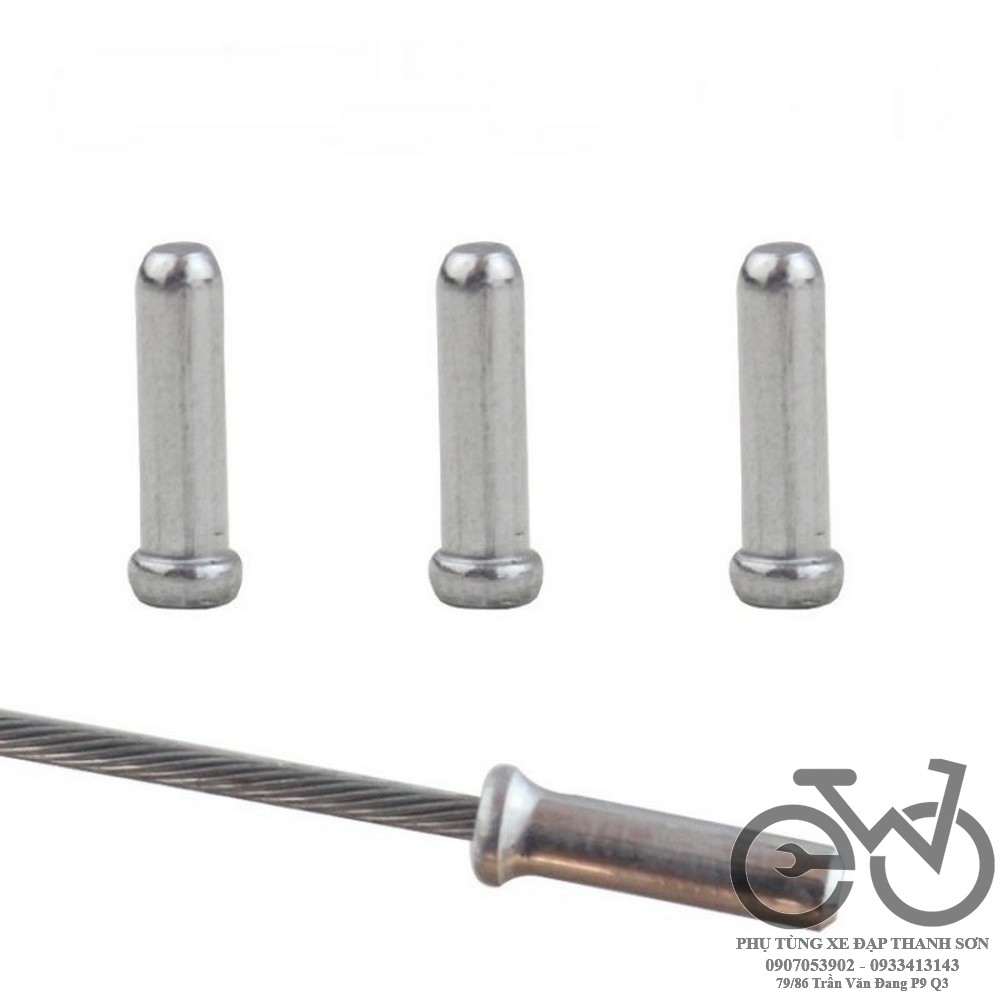 Set 10 đầu bịt dây phanh, dây đề xe đạp