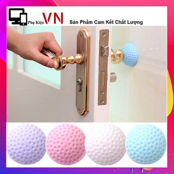 Dụng Cụ Chắn Cửa Va Đập Hình Tròn -  Miếng chặn cửa Cao Su hình tròn chống va đập đa năng