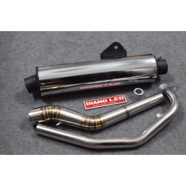 [HCM]Trọn Bộ Lon Pô Cbr Mọc Honda Cổ Pô 2 Khúc Wrx Và Tiêu Nhôm Cnc