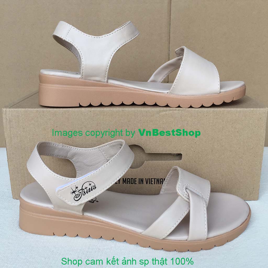 Dép sandal si - tpr nữ bitis dtw011388kem