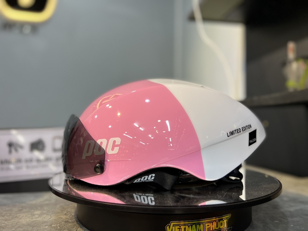 NÓN POC FALCON HỒNG TRẮNG CHÍNH HÃNG