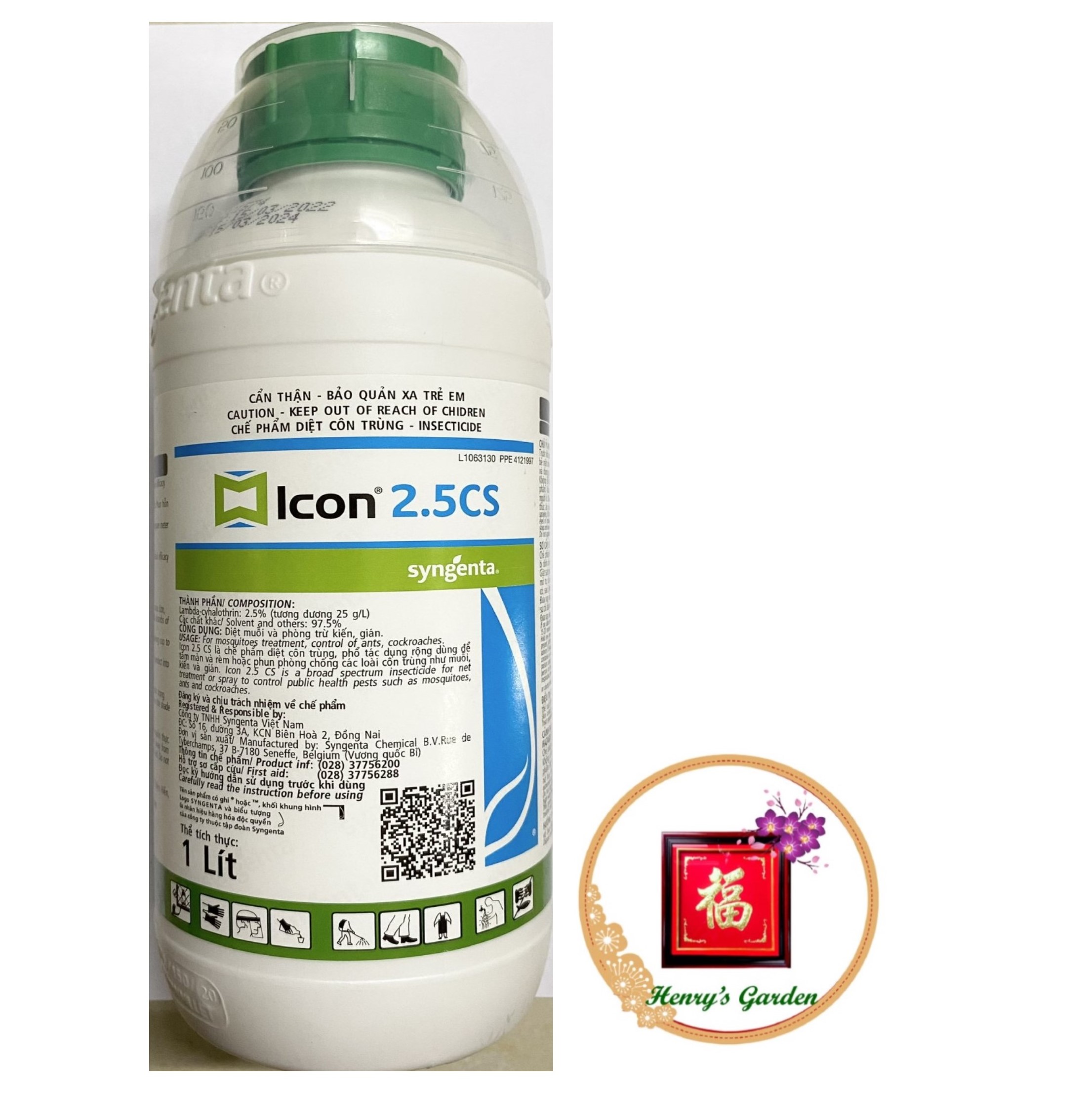 Icon 2.5CS - Chế Phẩm Diệt Côn Trùng - #071B# 1 lít