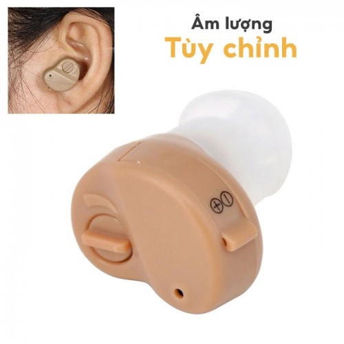 Máy trợ thính siêu mini Axon K-80 - Sử dụng pin cúc áo