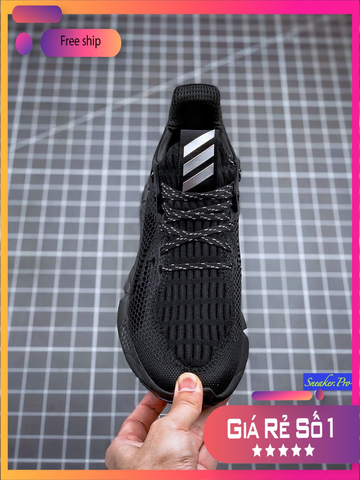 [FreeshipMAX] (SIÊU KHUYẾN MẠI) Giày thể thao sneaker nam nữ ALPHABOUNCE instinct M 2020 black đen full